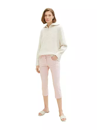 TOM TAILOR | Hose Capri | dunkelrot
