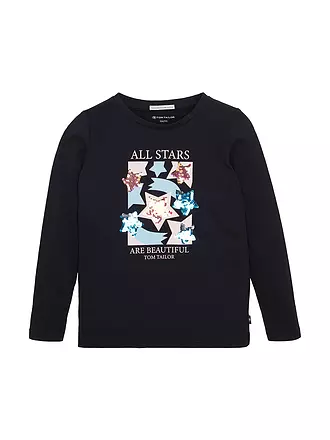 TOM TAILOR | Mädchen Langarmshirt | dunkelblau