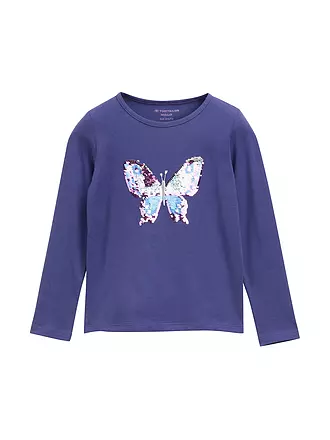 TOM TAILOR | Mädchen Langarmshirt | dunkelblau