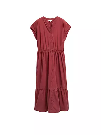 TOM TAILOR | Maxikleid | dunkelrot