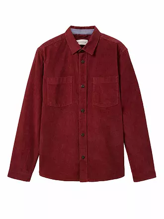 TOM TAILOR | Overshirt | dunkelrot