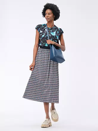 TOM TAILOR | Plisseerock | blau