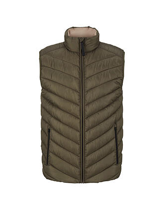 TOM TAILOR | Steppgilet | schwarz