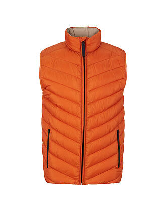 TOM TAILOR | Steppgilet | orange