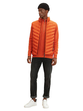 TOM TAILOR | Steppgilet | orange