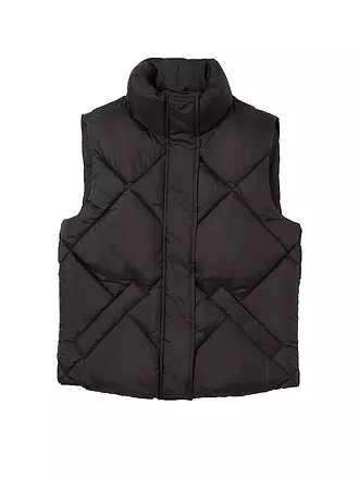 TOM TAILOR | Steppgilet | schwarz