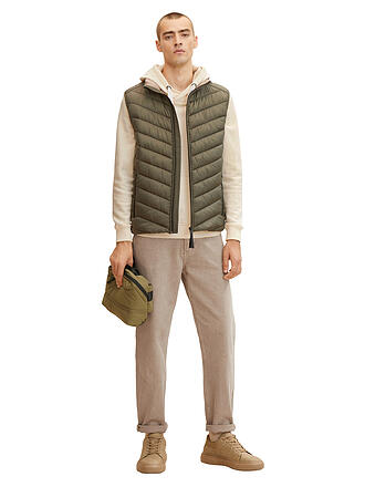TOM TAILOR | Steppgilet | schwarz