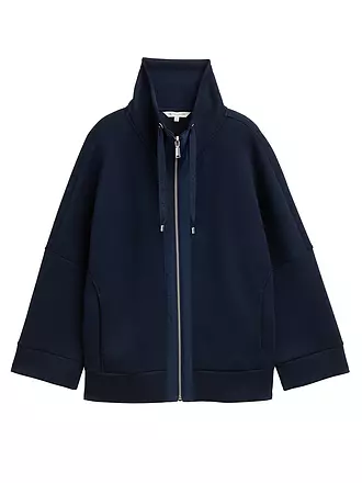 TOM TAILOR | Sweatjacke | dunkelblau