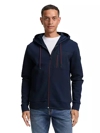 TOM TAILOR | Sweatjacke | dunkelblau