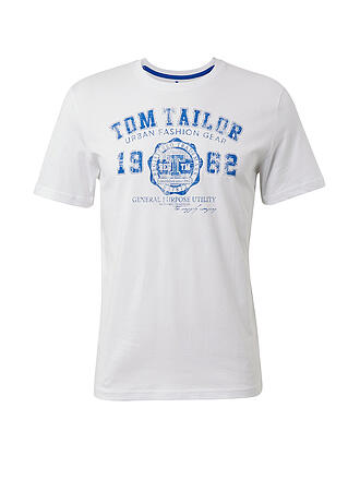 TOM TAILOR | T-Shirt Regular-Fit | weiss