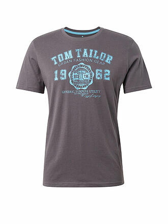 TOM TAILOR | T-Shirt Regular-Fit | grau