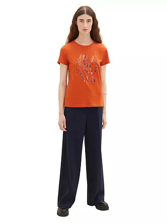 TOM TAILOR | T-Shirt | orange