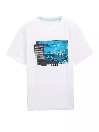 TOM TAILOR | T-Shirt | weiss