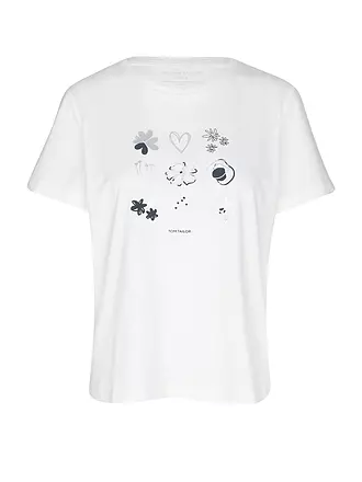 TOM TAILOR | T-Shirt | weiss
