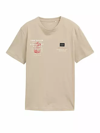 TOM TAILOR | T-Shirt | beige