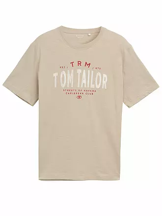 TOM TAILOR | T-Shirt | beige