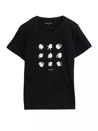 TOM TAILOR | T-Shirt | schwarz