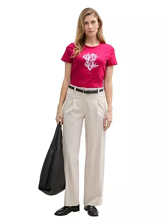 TOM TAILOR | T-Shirt | rot