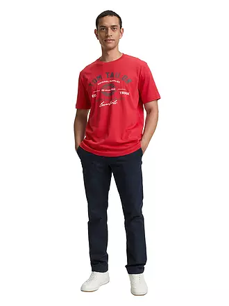 TOM TAILOR | T-Shirt | rot