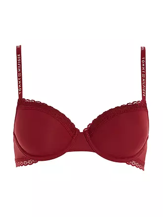 TOMMY HILFIGER | BH mit Bügeln red | dunkelrot