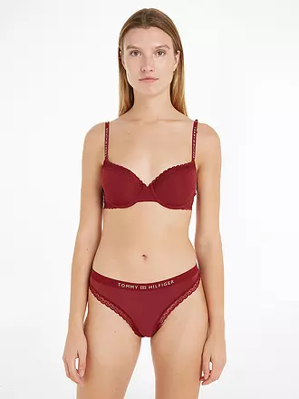 TOMMY HILFIGER | BH mit Bügeln red | dunkelrot