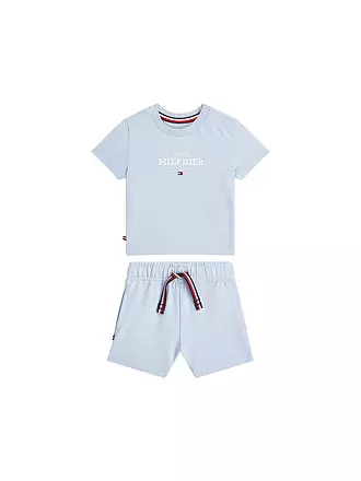 TOMMY HILFIGER | Baby Set 2-teilig T-Shirt und Shorts | hellblau