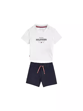 TOMMY HILFIGER | Baby Set 2-teilig T-Shirt und Shorts | hellblau