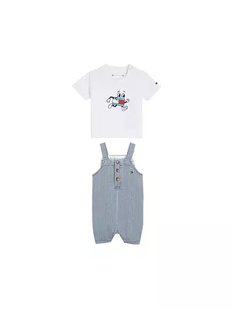 TOMMY HILFIGER | Baby Set 2tlg. T-Shirt und Latzhose | blau