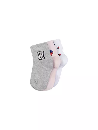TOMMY HILFIGER | Baby Socken 3er Pkg. pink | hellgrau