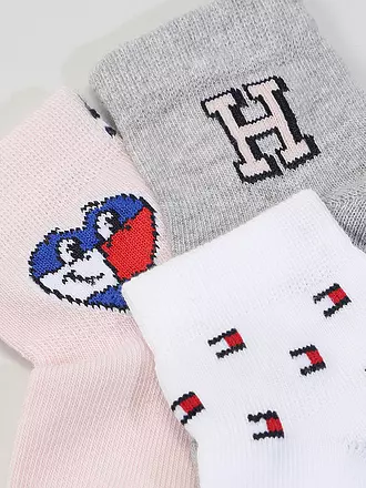 TOMMY HILFIGER | Baby Socken 3er Pkg. pink | hellgrau