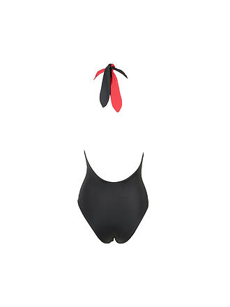 TOMMY HILFIGER | Badeanzug Cheeky One Piece Plunge | rot