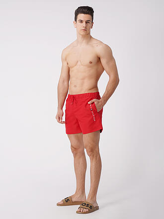 TOMMY HILFIGER | Badeshorts | grün