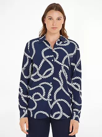 TOMMY HILFIGER | Bluse | dunkelblau