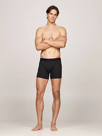 TOMMY HILFIGER | Boxershorts 3er Pkg. Black | blau