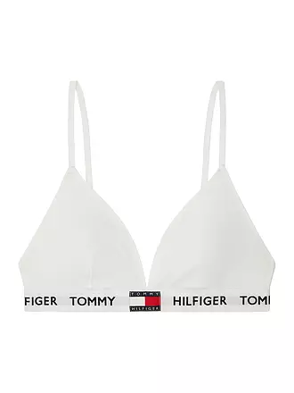 TOMMY HILFIGER | Bustier Padded Triangle BH white | blau