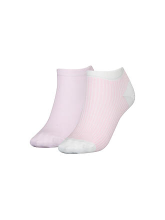 TOMMY HILFIGER | Damen Sneakersocken 2er Pkg light blue | rosa