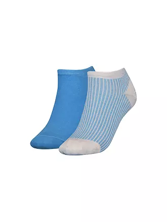 TOMMY HILFIGER | Damen Sneakersocken 2er Pkg light pink | hellblau