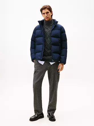 TOMMY HILFIGER | Daunensteppjacke | blau