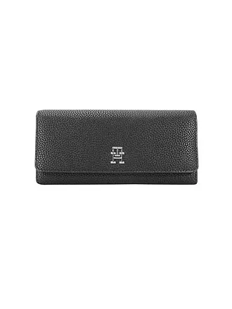 TOMMY HILFIGER | Geldbörse TH EMBLEM | schwarz