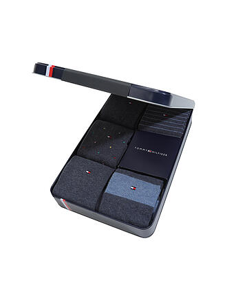 TOMMY HILFIGER | Geschenkbox Socken 5-er Pkg. jeansblue | blau