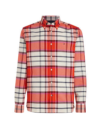 TOMMY HILFIGER | Hemd Slim Fit | orange