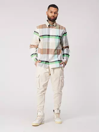 TOMMY HILFIGER | Hemd Slim Fit | grün