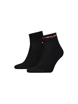 TOMMY HILFIGER | Herren Socken 2er Pkg black | dunkelblau