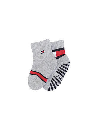 TOMMY HILFIGER | Jungen ABS Socken light grey mel | blau