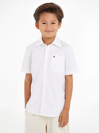 TOMMY HILFIGER | Jungen Hemd Regular Fit | weiss