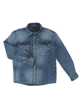 TOMMY HILFIGER | Jungen Jeanshemd | blau
