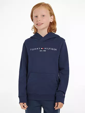 TOMMY HILFIGER | Jungen Kapuzensweater - Hoodie | schwarz