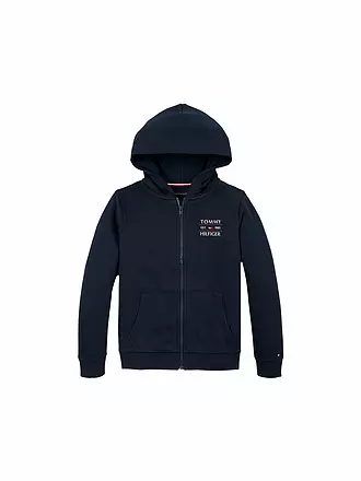 TOMMY HILFIGER | Jungen Kapuzensweatjacke | dunkelblau