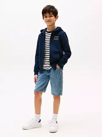 TOMMY HILFIGER | Jungen Kapuzensweatjacke | dunkelblau