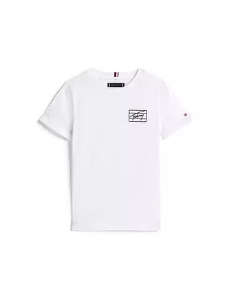 TOMMY HILFIGER | Jungen T-Shirt | weiss